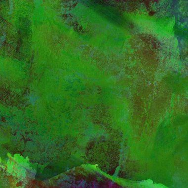 Yeşil suluboya desenli soyut arkaplan