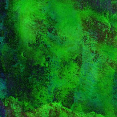 Yeşil suluboya desenli soyut arkaplan