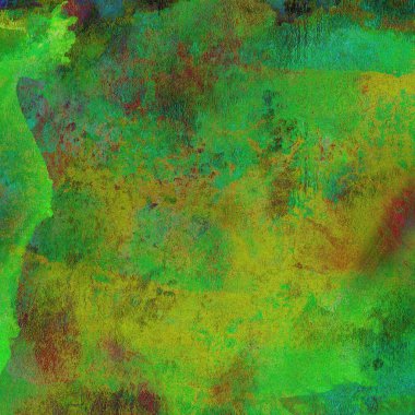 Sulu Boya doku ile yeşil arka plan