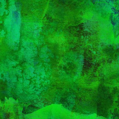 Yeşil suluboya desenli soyut arkaplan