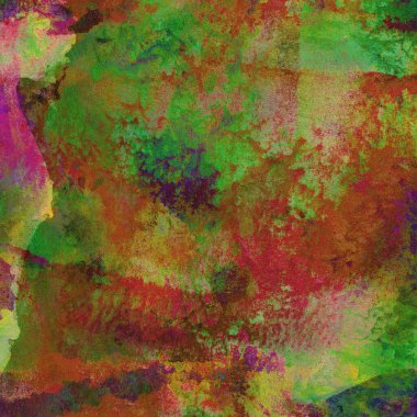 Soyut suluboya tasarımı, boyalı dokuya yakın çekim. Asgari arkaplan.