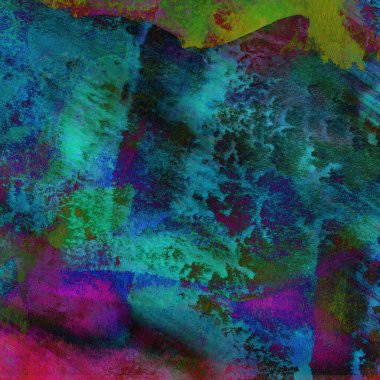 Soyut suluboya tasarımı, boyalı dokuya yakın çekim. Asgari arkaplan.