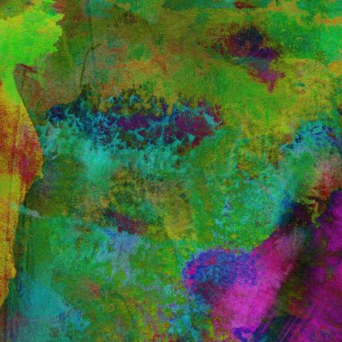 Sulu Boya doku ile yeşil arka plan