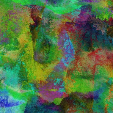 Soyut suluboya tasarımı, boyalı dokuya yakın çekim. Asgari arkaplan.