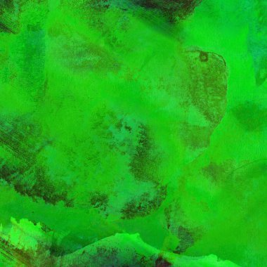 Yeşil suluboya desenli soyut arkaplan