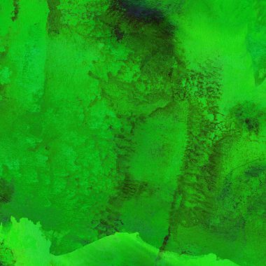 Yeşil suluboya desenli soyut arkaplan