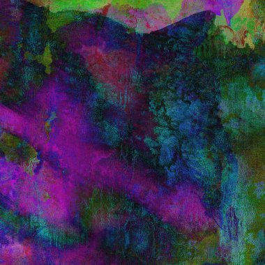 Soyut suluboya tasarımı, boyalı dokuya yakın çekim. Asgari arkaplan.