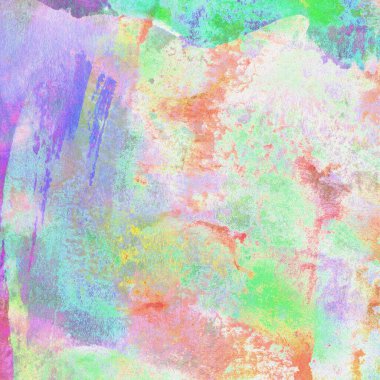 Soyut suluboya tasarımı, boyalı dokuya yakın çekim. Asgari arkaplan.