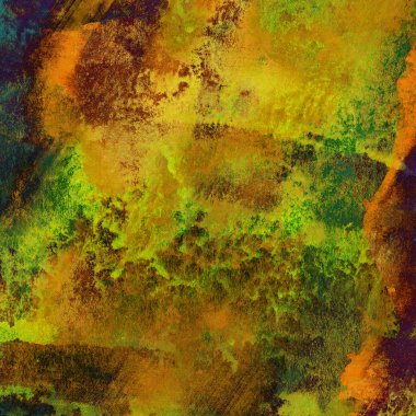 Soyut turuncu, sarı suluboya arka plan. el boyası dokusu