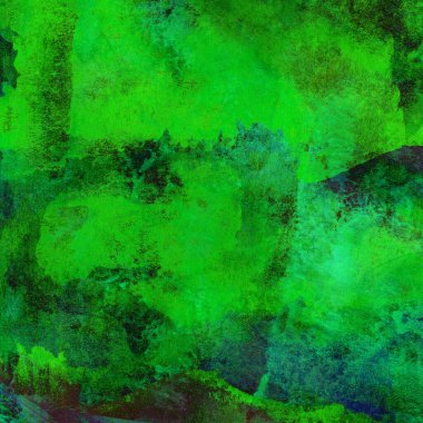 Yeşil ve mavi suluboya desenli soyut arkaplan