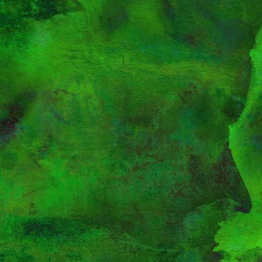 Yeşil suluboya desenli soyut arkaplan