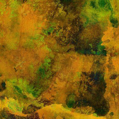 Soyut turuncu, sarı suluboya arka plan. el boyası dokusu