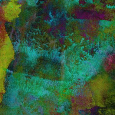 Soyut suluboya tasarımı, boyalı dokuya yakın çekim. Asgari arkaplan.