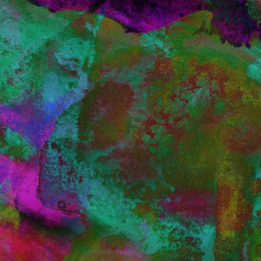 Soyut suluboya tasarımı, boyalı dokuya yakın çekim. Asgari arkaplan.