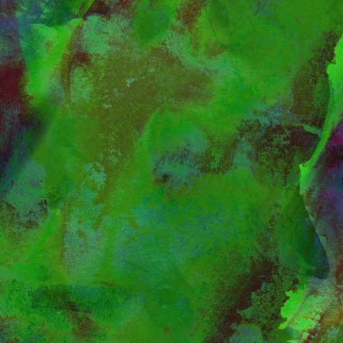 Yeşil suluboya desenli soyut arkaplan