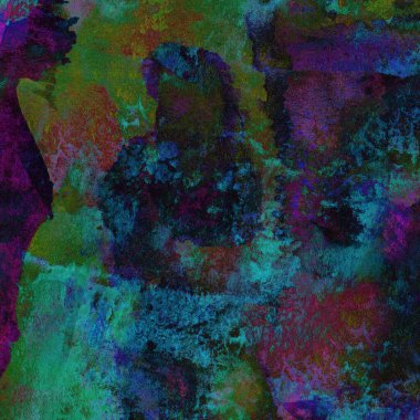 Soyut suluboya tasarımı, boyalı dokuya yakın çekim. Asgari arkaplan.