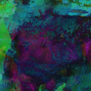 Soyut suluboya tasarımı, boyalı dokuya yakın çekim. Asgari arkaplan.