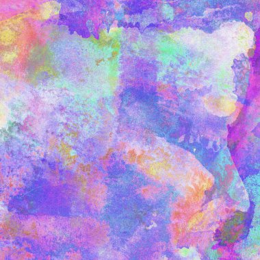 Soyut suluboya tasarımı, boyalı dokuya yakın çekim. Asgari arkaplan.