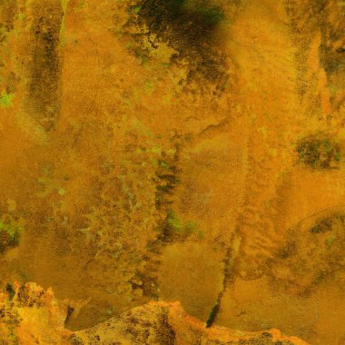 Soyut turuncu, sarı suluboya arka plan. el boyası dokusu