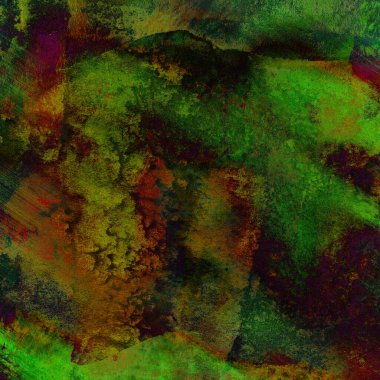 Soyut kırmızı, yeşil suluboya arka plan. el boyası dokusu