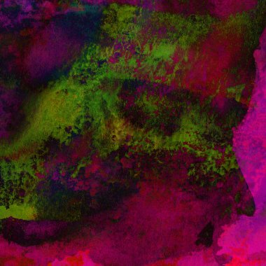 Soyut kırmızı, yeşil suluboya arka plan. el boyası dokusu