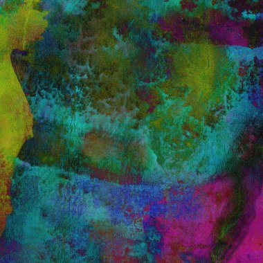 Soyut suluboya tasarımı, boyalı dokuya yakın çekim. Asgari arkaplan.