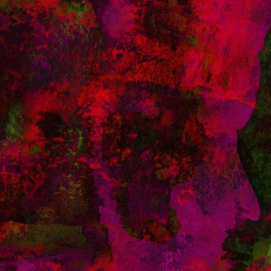 Soyut kırmızı, yeşil suluboya arka plan. el boyası dokusu