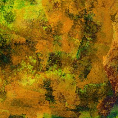 Soyut turuncu, sarı suluboya arka plan. el boyası dokusu