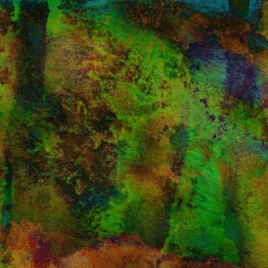 Soyut turuncu, sarı suluboya arka plan. el boyası dokusu