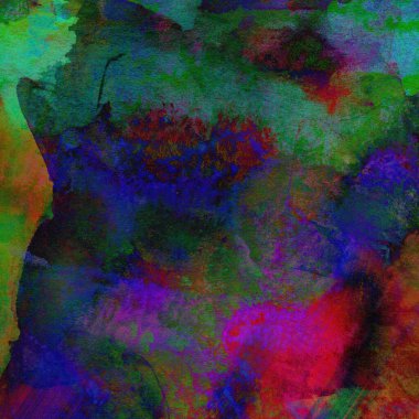 Soyut suluboya tasarımı, boyalı dokuya yakın çekim. Asgari arkaplan.