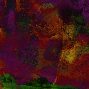 Soyut kırmızı, yeşil suluboya arka plan. el boyası dokusu