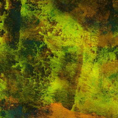 yeşil soyut suluboya arkaplan, dekoratif doku 