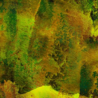 yeşil soyut suluboya arkaplan, dekoratif doku 