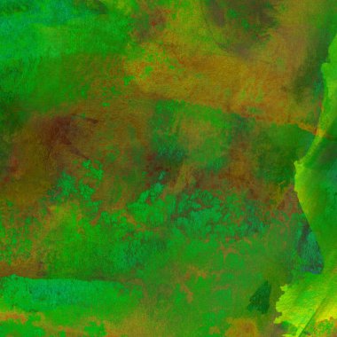 yeşil soyut suluboya arkaplan, dekoratif doku 