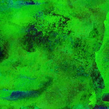 Yeşil suluboya desenli soyut arkaplan