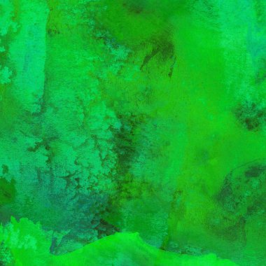Yeşil suluboya desenli soyut arkaplan