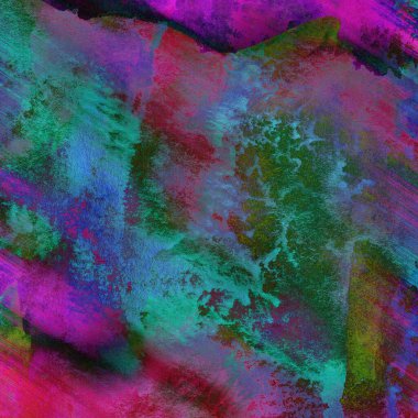 Soyut suluboya tasarımı, boyalı dokuya yakın çekim. Asgari arkaplan.