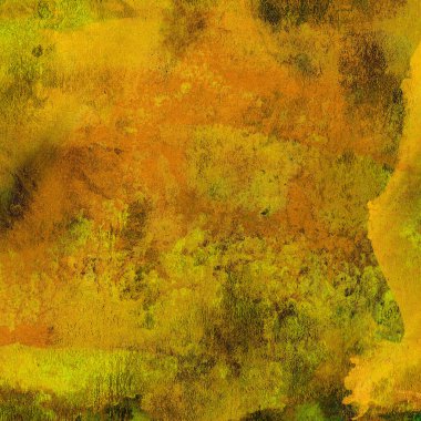 Boya desenli soyut sarı arkaplan 