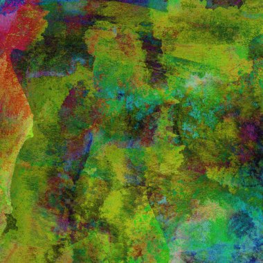 yeşil soyut suluboya arkaplan, dekoratif doku 