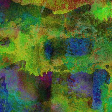 yeşil soyut suluboya arkaplan, dekoratif doku 