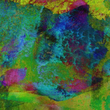 yeşil soyut suluboya arkaplan, dekoratif doku 