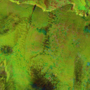 yeşil soyut suluboya arkaplan, dekoratif doku 