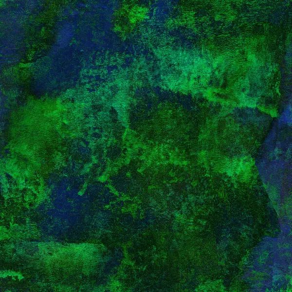 Yeşil ve mavi suluboya desenli soyut arkaplan