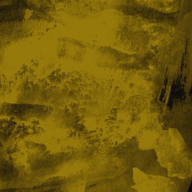 Boya desenli soyut sarı arkaplan 