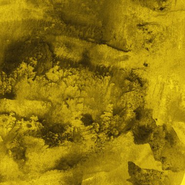 Boya desenli soyut sarı arkaplan 