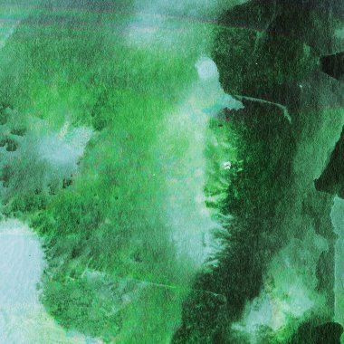 yeşil soyut suluboya arkaplan, dekoratif doku 