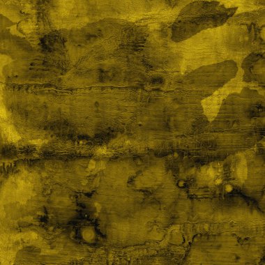 Boya desenli soyut sarı arkaplan 
