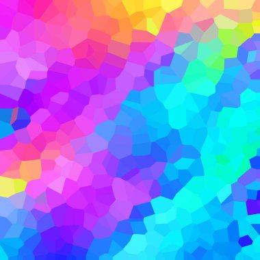 Soyut renkli mozaik doku, kristalize arkaplan