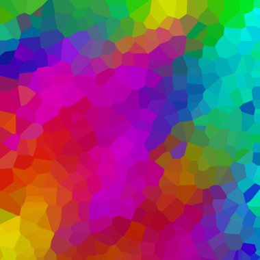 Soyut renkli mozaik doku, kristalize arkaplan