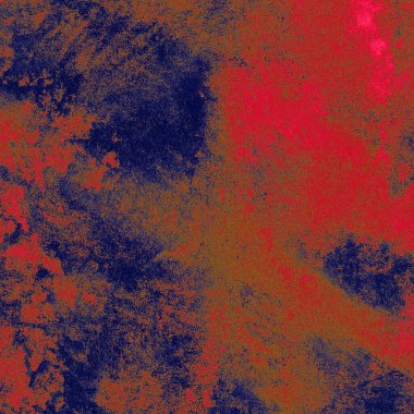 mavi, kırmızı, kahverengi soyut suluboya tasarımı